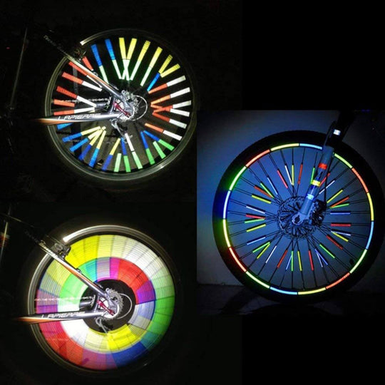 12 stuks fiets wiel Spaak Reflector
